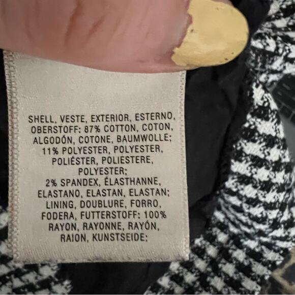 Maeve By Anthropologie Townsend Knit Tweed Houndstooth Skirt - Picture 8 of 8